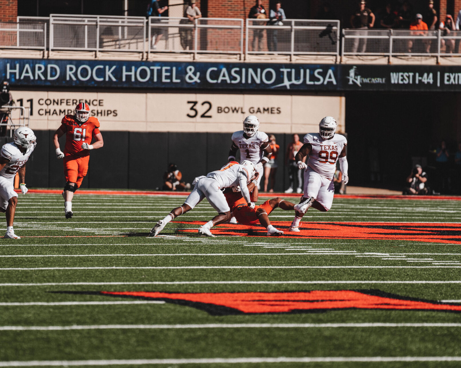 #3 Spencer Sanders OSU, #11 Anthony Cook TEX